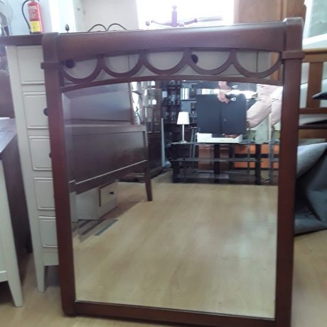 (46) (CK12046) Solid Wooden Framed Mirror.103cm High,82cm Wide.75.00 euros.