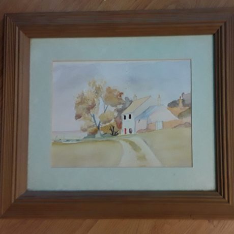 (173) (CK14173) Wooden Framed Picture.38cm x 33cm.10.00 euros.