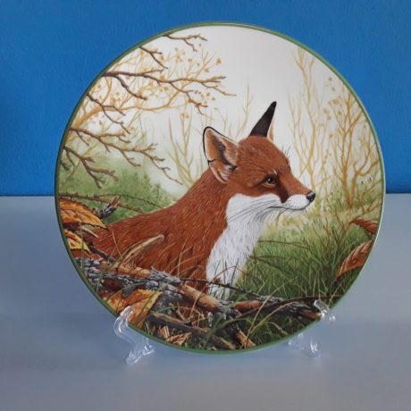 (59) (CK06059) (The Attentive Fox).Rollisons Portraits Of Nature.Limited Edition Fine Porcelain Decorative Plate. 25.00 euros.