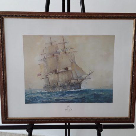 (122) (CK14122) John Allcot Print Of A Sailing Ship.57cm x 69cm.25.00 euros.