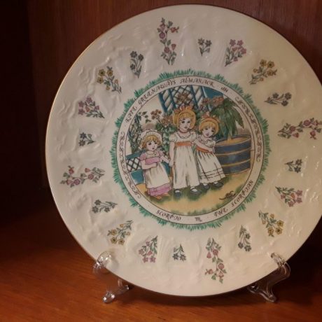 (72) (CK06072) Ceramic Plate By Royal Doulton.Scorpio.Based On The Kate Greenaway Almanack.20.00 euros.