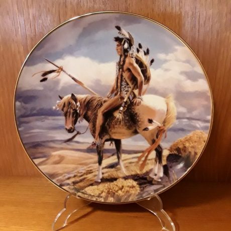(73) (CK06073) (Buffalo Scout).Franklin Mint,Limited Adition Fine Porcelain Decorative Plate.25.00 euros.