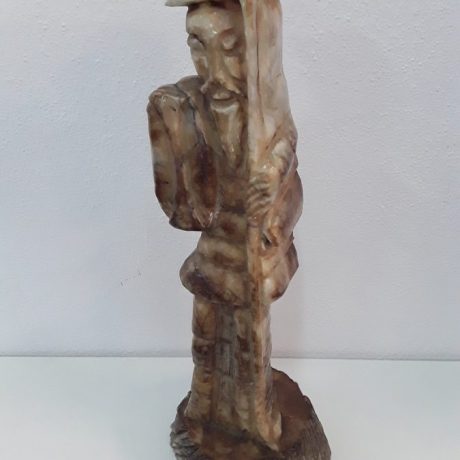(73) (CK11073) Solid Marble Hand Carved Statue Of A Asian Man.46cm High.75.00 euros.