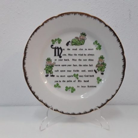 (91) (CK06091) Irish Blessing Ceramic Plate.20cm Diameter.5.00 euros.