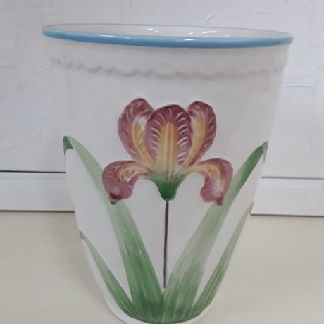 (CK07167) Glazed Ceramic Vase.22cm High,16cm Diameter.5.00 euros.