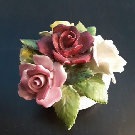 (29) (CK20029) Fine Bone China Small Flower Pot Made By Royal Adderley.Floral.20.00 euros.