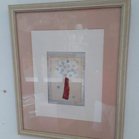 (25) (CK14025) Framed Print.The Love Tree.44cm x 54cm.15.00 euros.