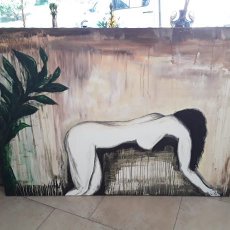CK14164N Naked Woman Oil On Canvas 140cm x 100cm 65 euros