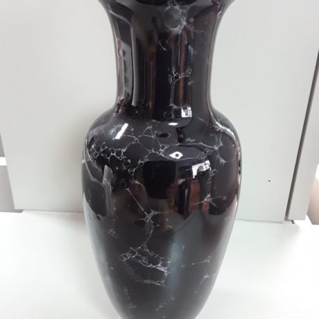 CK07194N Black Glazed Ceramic Vase 27cm High 10 euros