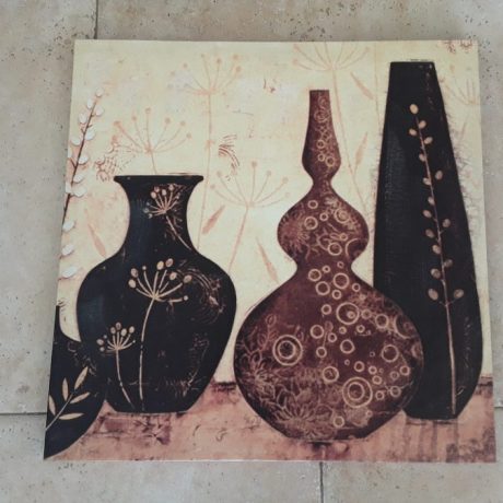 CK14095N Canvas Print Ceramic Vases 41cm x 41cm 8 euros