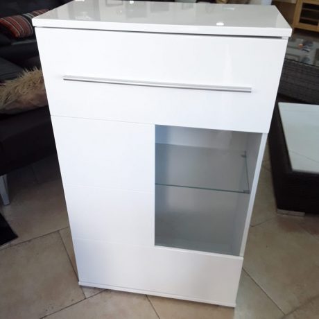 CK04037N New High Gloss Storage And Display Cabinet 109cm High 65cm Wide 34cm Deep