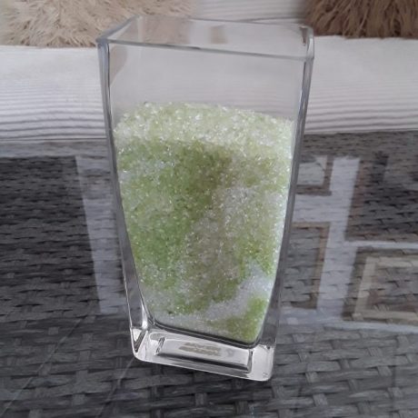 CK11192N Glass Vase Decorative Glass Chips 20cm High 8 euros