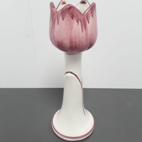 CK07108N Delfware Hand Painted Tulip Candlestick Holder Made In Holland 18cm High 15 euros