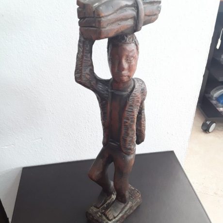 CK21003 Hand Carved Wooden African Figurine 39cm High 15 euros
