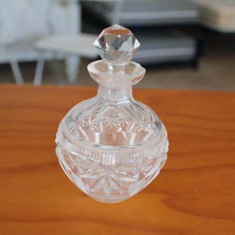 CK11237N Glass Perfume Bottle 13cm High 6 euros