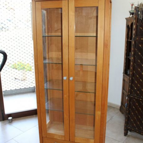 CK04015N Wooden Display And Storage Cabinet 186cm High 78cm Wide 38cm Deep 159 euros