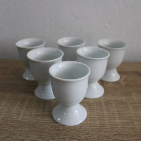 CK07109N Six Matching Ceramic Egg Cups 7cm High 5cm Diameter 5 eiros
