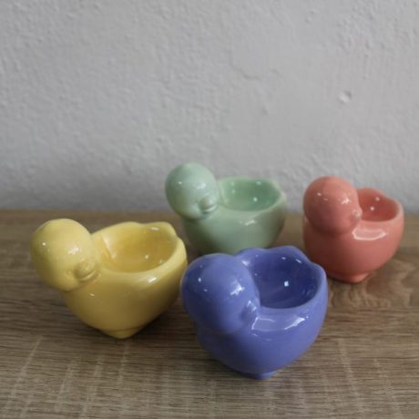 CK07183N Four Matching Ceramic Egg Cups 7cm High 5 eiros