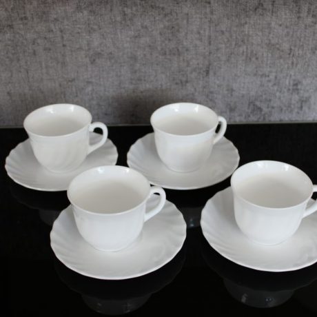CK07203N Four Matching Ceramic Cups And Saucers 5 euros