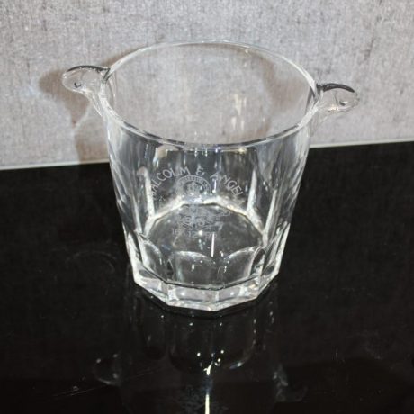 CK11023N Glass Ice Bucket 13cm Diameter 14cm High 5 euros