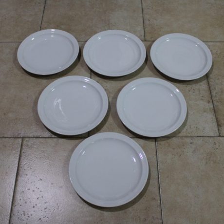 CK06037N Six Matching Ceramic Dinner Plates 25cm Diameter 5 euros