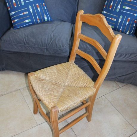 CK17032N Single Wooden Framed Wicker Seat Chair 20 euros