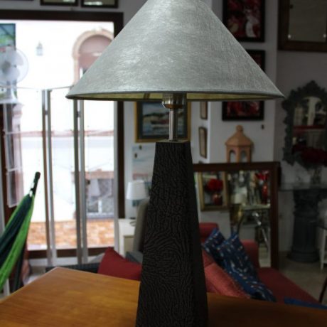 CK09019N Leather Bound Table Lamp 64cm High 20 euros