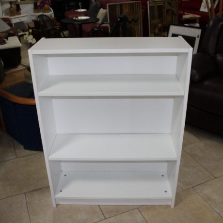 CK10016N Free Standing White Shelf Unit 110cm High 80cm Wide 28cm Deep 30 euros