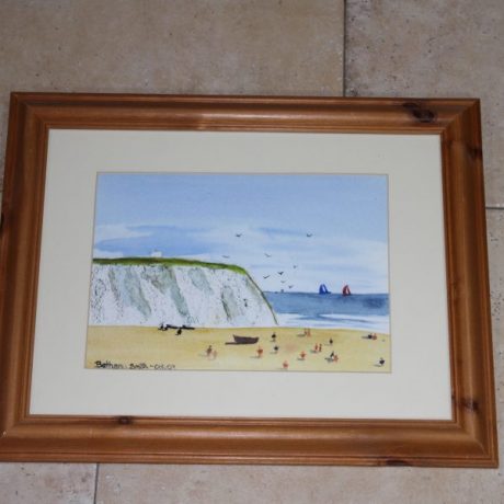 CK14046N Framed And Signed Water Colour 48cm x 38cm 16 euros