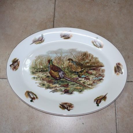 CK06078N Bone China Oval Pheasant Platter Made In England 42cm x 31cm 18 euros
