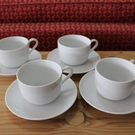 CK07242N Four Matching Ceramic Coffee Cups And Saucers 6 euros