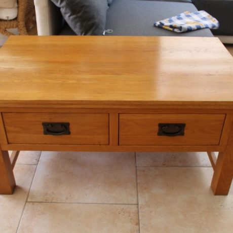 CK17025N Two Drawer Wooden Coffee Table 100cm Long 60cm Wide 47cm High 79 euros