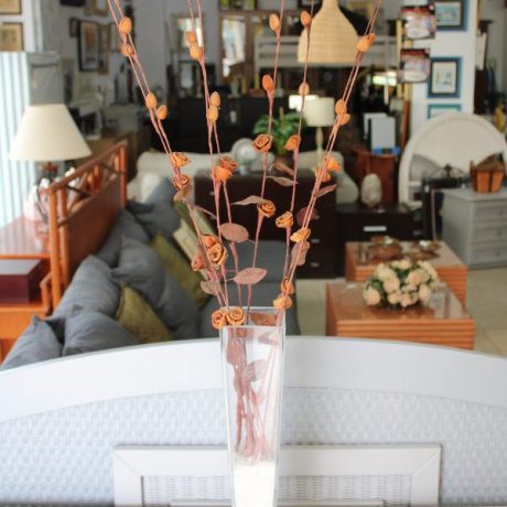 CK05014N Artificial Flower Display In A Glass Vase 96cm High 18 euros