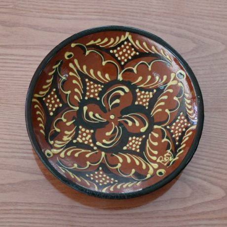 CK06110N Ceramic Glazed Deortive Wall Plate 17cm Diameter 3 euros