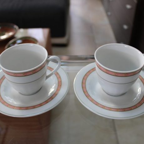 CK07081N Two Matching Porcelain Cups And Saucers Made By Winterling In Bavaria Germany 6 euros