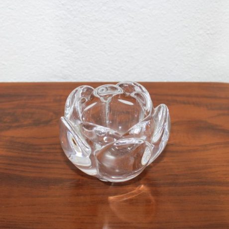 CK11002N Glass Tealight Holder 9cm Diameter 7cm High 3 euros
