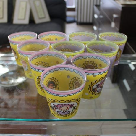 CK11005N Ten Matching Drinking Glasses 8cm Diameter 9cm High 6 euros