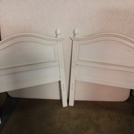 CK02035ST Two Matching Wooden Headboards 112cm High 107 Wide 60 euros
