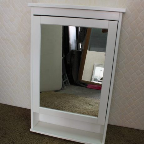 CK04030N Mirrored Door Wooden Bathroom Cabinet 98cm Long 63cm Wide 16cm Deep 49 euros