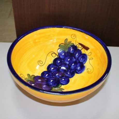 CK07034N Ceramic Glazed Fruit Bowl 26cm Diameter 11cm High 6 euros