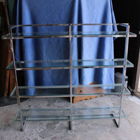 CK10044N Four Tier Meatal Framed Chrome Plated Display Unit 150cm Long 32cm Deep 134cm High 199 euros