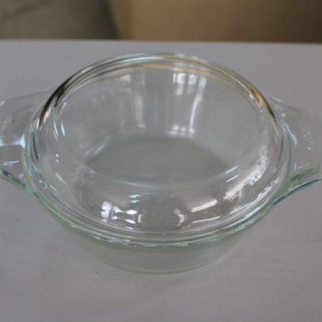 CK11148N Glass Cassorle Dish 16cm Diameter 5cm High 4 euros