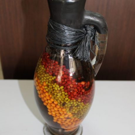 CK11290N Fermented Seeds Decortive Bottle 26cm High 4 euros