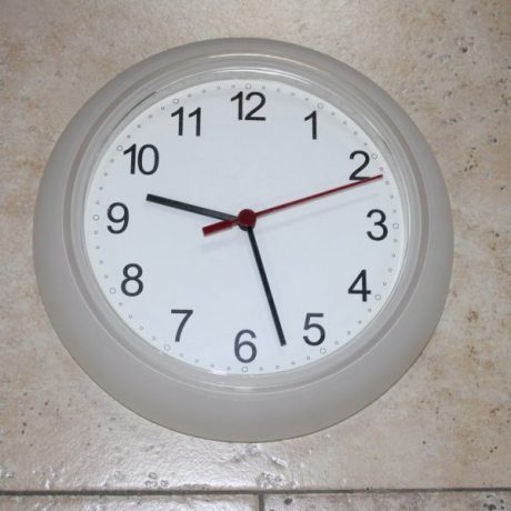 CK13035N Battery Operated Plastic Wall Clock 24cm Diameter 5 euros