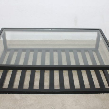 CK17050ST Wooden Framed Glass Top Coffee Table 35cm High 85cm Wide 132cm Long 125 euros