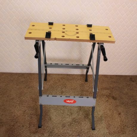 CK18024N Fold Away Metal Framed Wooden Top Work Bench 75cm High 56cm Wide 22 euros