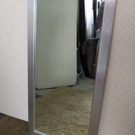 Silver Coloured Wooden Framed Mirror 64cm x 134cm 49 euros