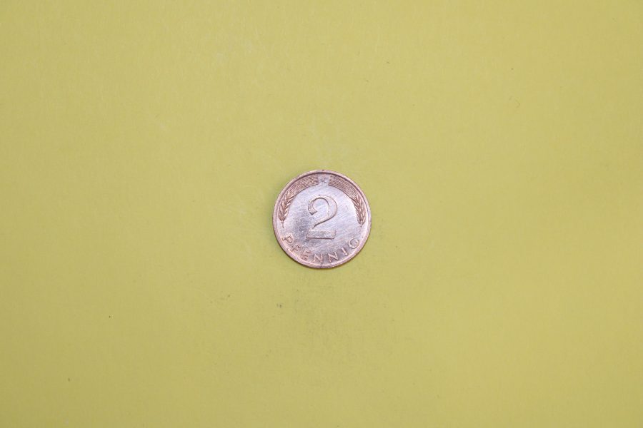 3 CK33140H 1979 2 Pfennig Coin Federal Republic Of Germany 8 euros