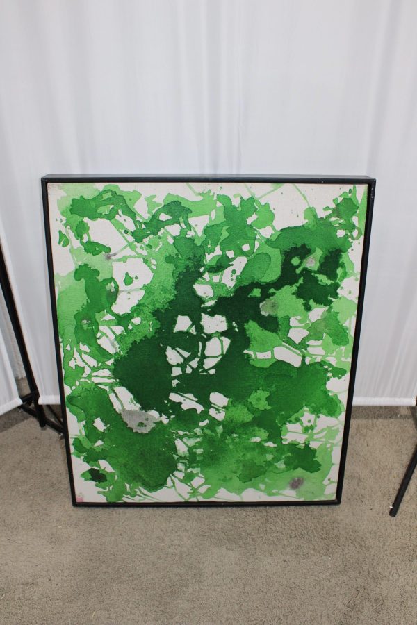 2 CK14196ST Abstract Canvas Painting By Chinese Artist Michael Ying 50cm x 60cm 24 euros